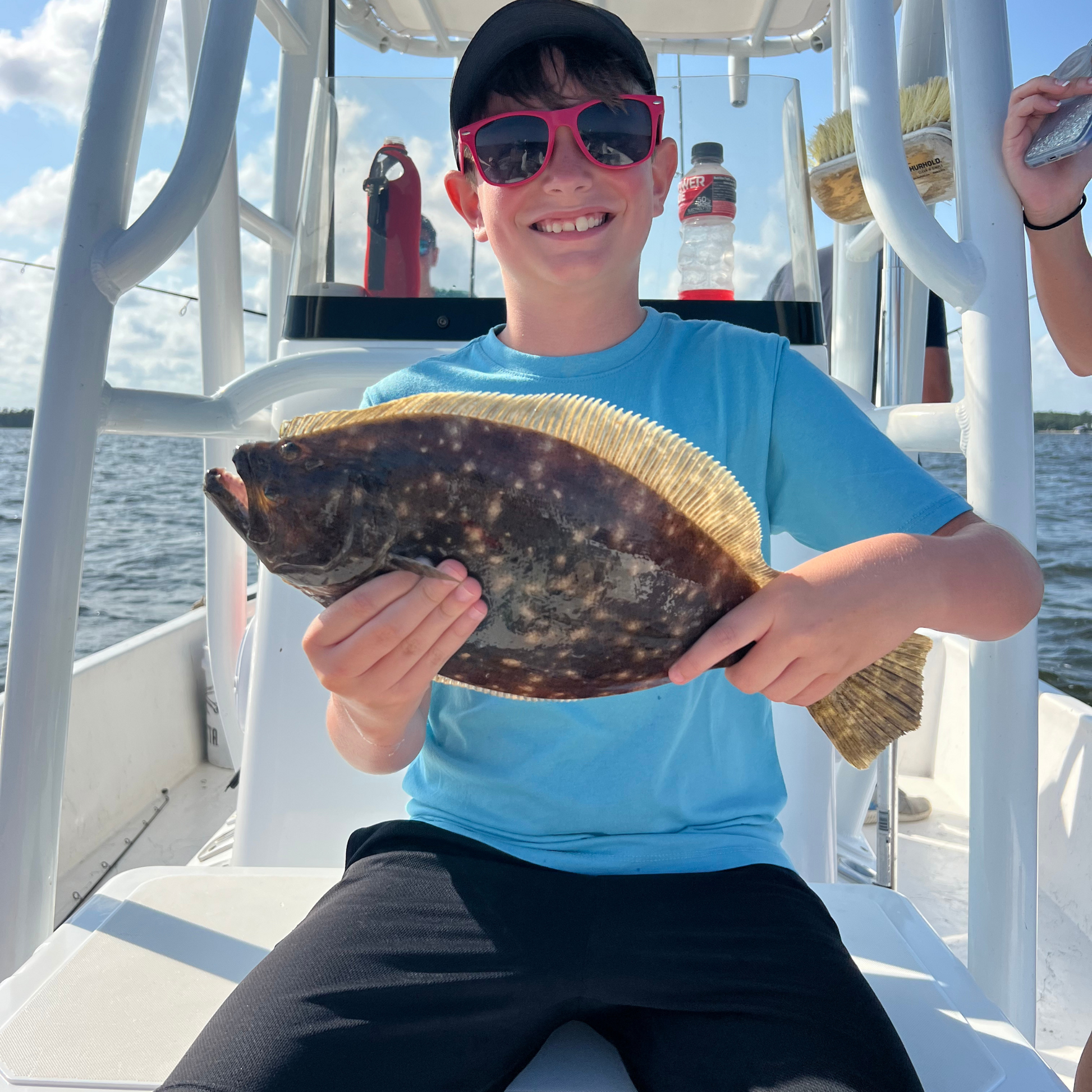 Flounder fishing inshore