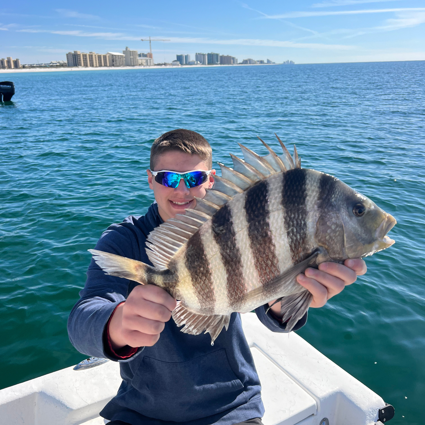 spring break sheepshead on a charter trip