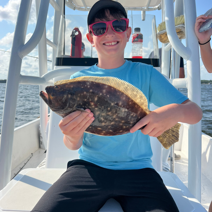 Flounder fishing inshore 